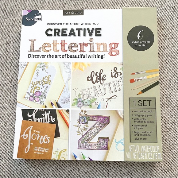 New Spicebox Artstudio Creative Lettering Calligraphy - Picture 1 of 5